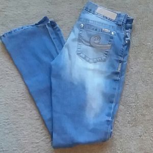 Seven Est,1969 Distressed Women Blue Jeans Pants Denim Size 8